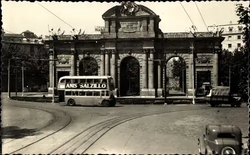 Ak Madrid Spanien, Puerta de Alcala