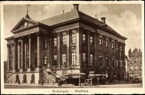 Ak Groningen Niederlande, Stadhuis