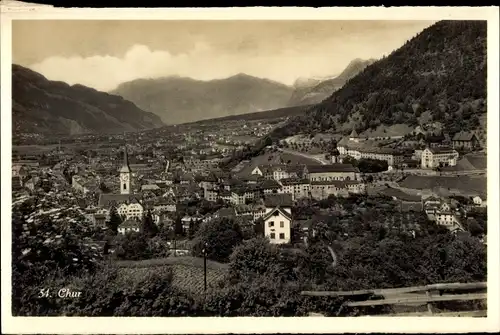 Ak Chur Kanton Graubünden, Gesamtansicht