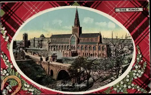 Passepartout Ak Glasgow Schottland, Kathedrale, Ufeisen, Maiglöckchen