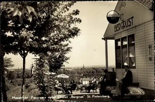 Ak Maastricht Limburg Niederlande, Panorama vanal Chalet Bergrust St. Petersberg, Luikerweg 71