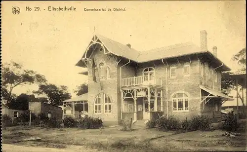 Ak Elisabethville DR Kongo Zaire, Commissariat de District