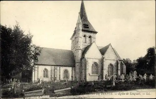 Ak Longueil Seine Maritime, Eglise