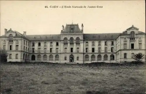 Ak Caen Calvados, L'Ecole Normale de Jeunes Gens, Schule