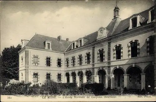 Ak Le Mans Sarthe, L'Ecole Normale de Carcons, Interieur, Schule