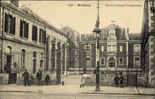 Ak Orléans Loiret, Ecole Normale d'Instituteurs, Schule