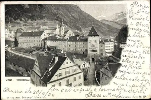 Ak Chur Kanton Graubünden, Hofkellerei
