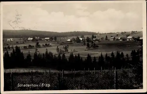 Ak Schellerhau Altenberg Erzgebirge, Panorama