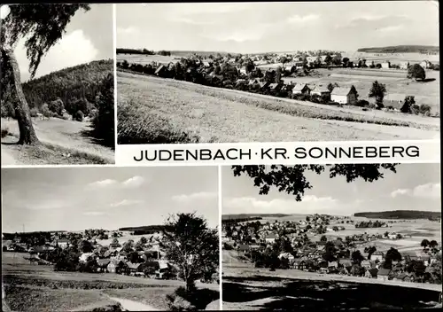 Ak Judenbach Föritztal in Thüringen, Teilansichten, Panorama