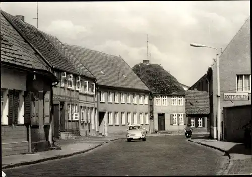 Ak Röbel an der Müritz, Straße der Einheit