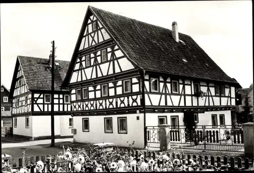 Ak Sülzfeld in Thüringen, 1200 Jahre Sülzfeld, Außenansicht Fachwerkhäuser