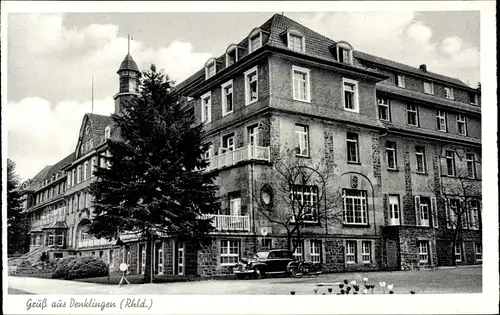 Ak Denklingen Reichshof Oberbergischer Kreis, Gebäude mit Turm