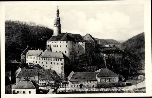 Ak Weesenstein Müglitztal in Sachsen, Schloßgasthof Weesenstein