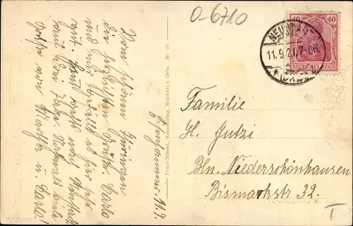 Ak Neustadt an der Orla, Bismarckstraße