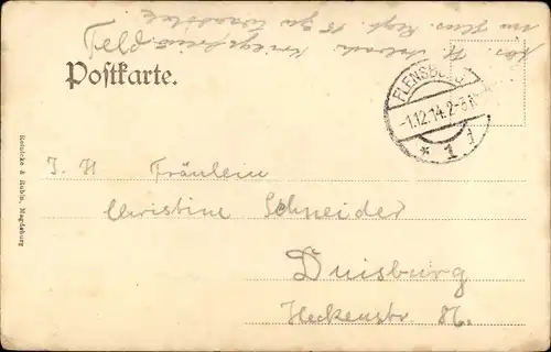 Ak Flensburg in Schleswig Holstein, Marienkirche