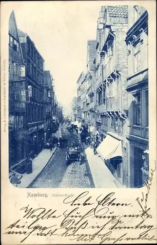 Ak Hamburg Mitte Altstadt, Niedernstraße