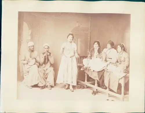 Foto Ägypten, Bauchtänzerin, Musiker
