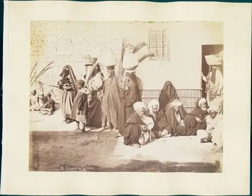 Foto Ägypten, Groupe de Fellahs