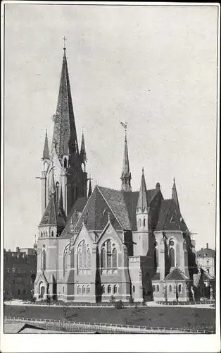 Ak Plauen im Vogtland, Paulus Kirche