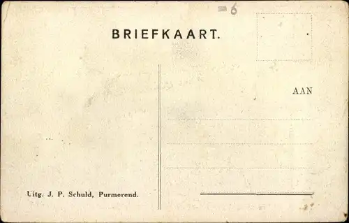 Ak Purmerend Nordholland Niederlande, Watersnood Januari 1916, Emmakade