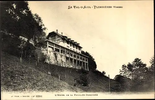 Ak Plombiéres Le Val-d'Ajol Vosges, L'Hotel de la Feuillée Dorothée