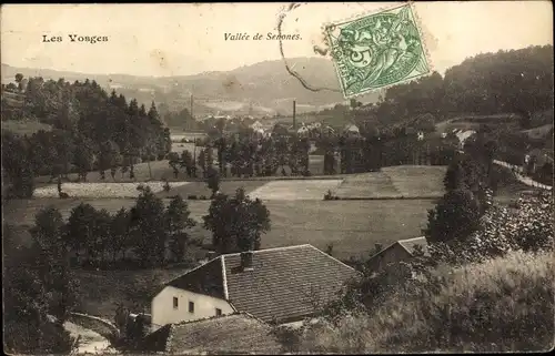Ak Senones Sens Lothringen Vosges, Vallée, Panorama
