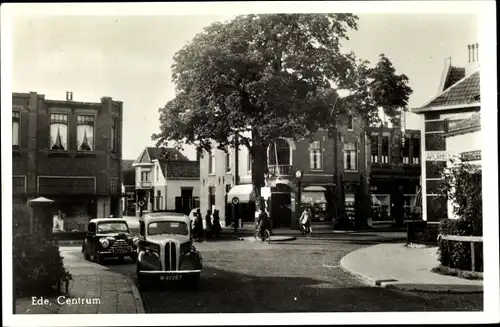 Ak Ede Gelderland, Centrum, Autos, Straßenpartie