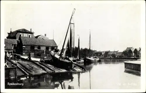 Ak Spakenburg Utrecht Niederlande, Op de helling