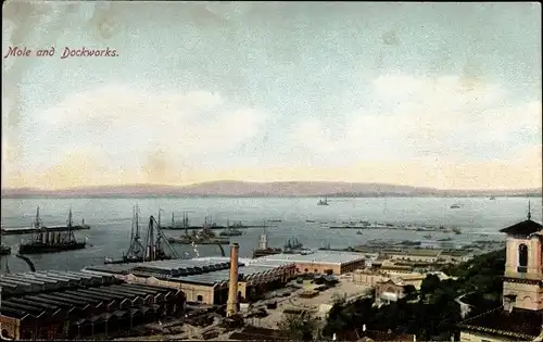 Ak Gibraltar, Mole and  Dockworks, Panorama