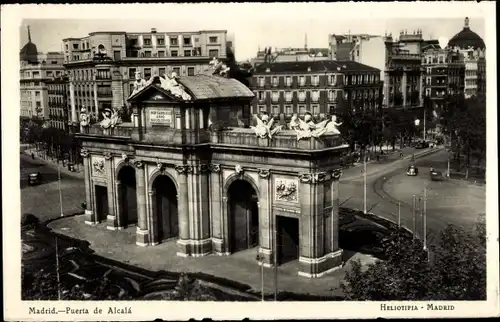 Ak Madrid Spanien, Puerta de Alcala