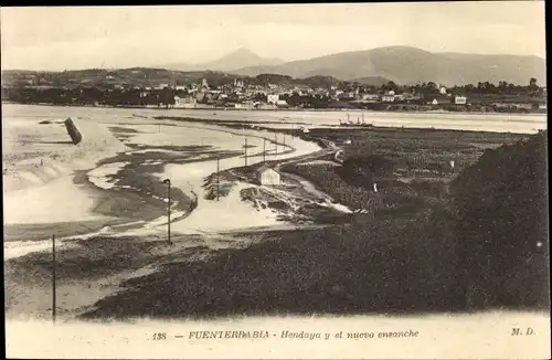 Ak Hondarribia Fuenterrabia Baskenland, Hendaya y el nuevo ensanche