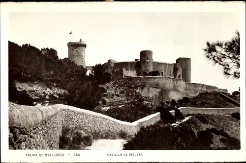 Foto Ak Palma Mallorca Balearische Inseln, Castillo de Bellver