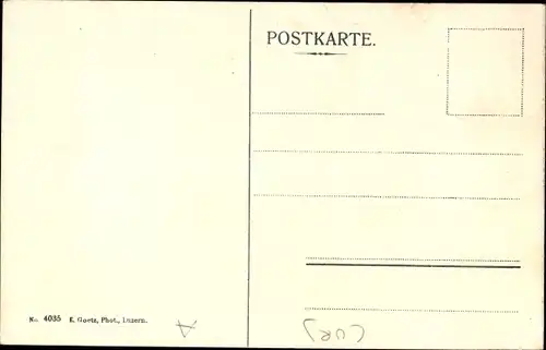 Ak Wassen Kt Uri Schweiz, u. d. Windgälle, Gotthardbahn