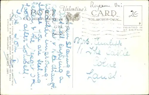 Künstler Ak St. Annes on Sea Lancashire England, The Promenade