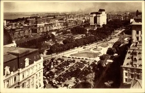 Ak Buenos Aires Argentinien, Vista panoramica