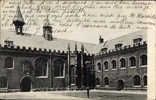 Ak Cambridge East England, Queens College