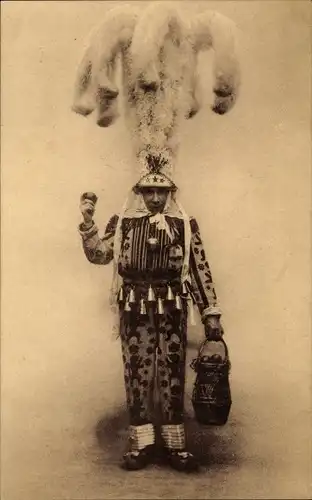 Ak Mons Belgien, Societe Les Gilles de Jemappes, Kostüm