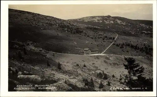 Foto Ak Spindleruv Mlýn Spindlermühle Riesengebirge Reg. Königgrätz, Martinovka, Martinbaude