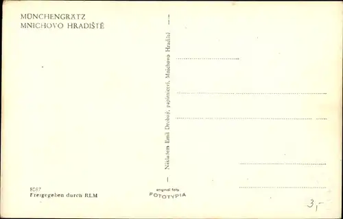 Ak Mnichovo Hradiště Münchengrätz Mittelböhmen, Ortsansicht, Kirche