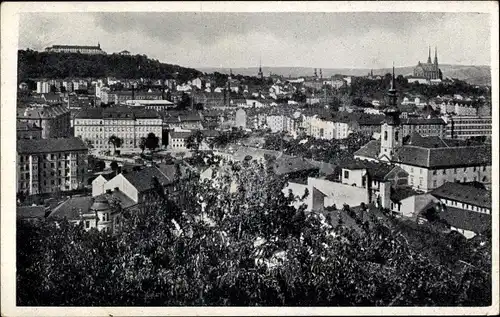 Ak Brno Brünn Südmähren, Gesamtansicht der Stadt