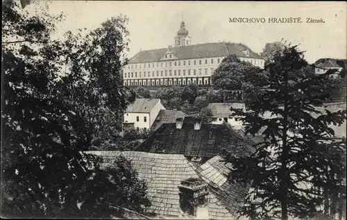 Ak Mnichovo Hradiště Münchengrätz Mittelböhmen, Zamek, Schloss