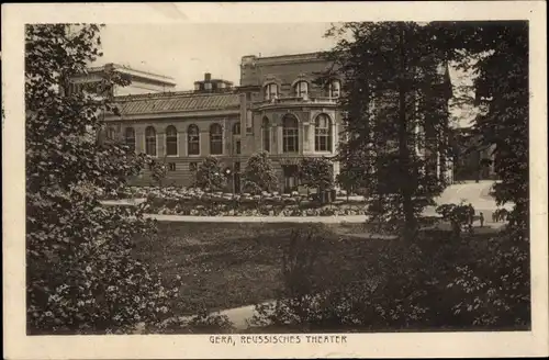 Ak Gera in Thüringen, Reussisches Theater