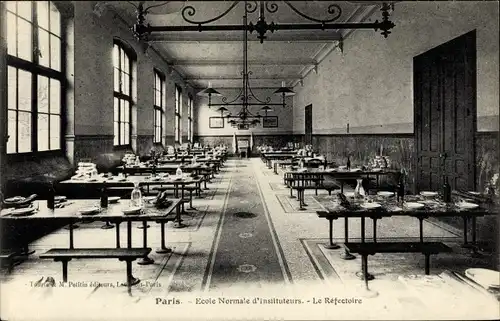 Ak Paris XVI, Ecole Normale d'Instituteurs, Le Refectoire