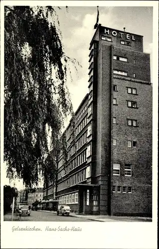 Ak Gelsenkirchen im Ruhrgebiet, Hans Sachs Haus, Hotel