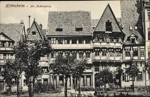 Ak Hildesheim an der Innerste, Am Andreasplatz