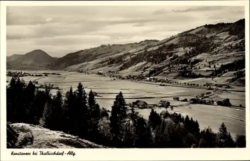 Ak Thalkirchdorf Oberstaufen im Allgäu, Konstanzer, Panorama