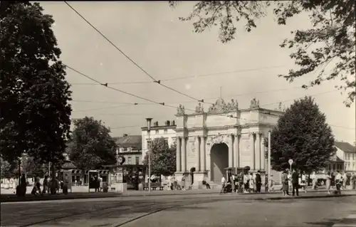 Ak Potsdam in Brandenburg, Blick zum Brandenburger Tor