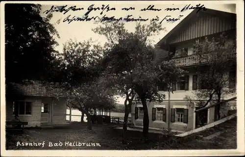 Ak Bad Heilbrunn in Oberbayern, Asenhof, Außenansicht