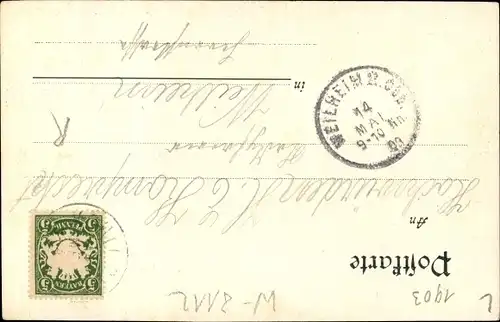 Ak Bad Kohlgrub in Oberbayern, Ortsansicht