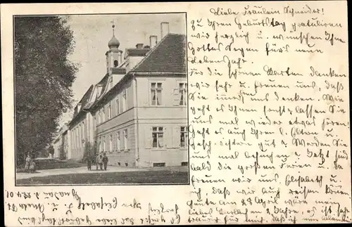 Ak Gnadau Barby an der Elbe, Gebäude, Außenansicht